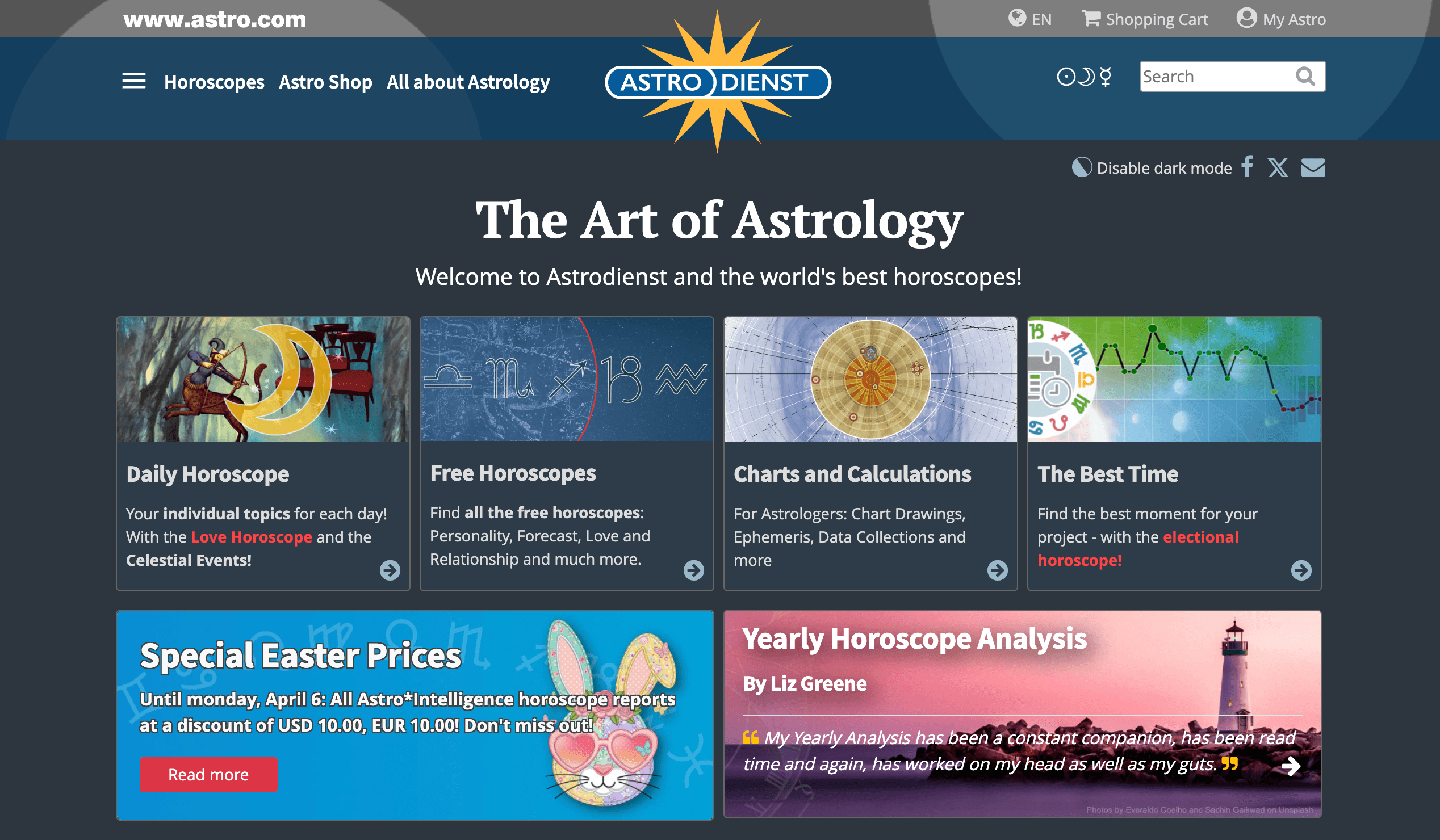 Astro.com website