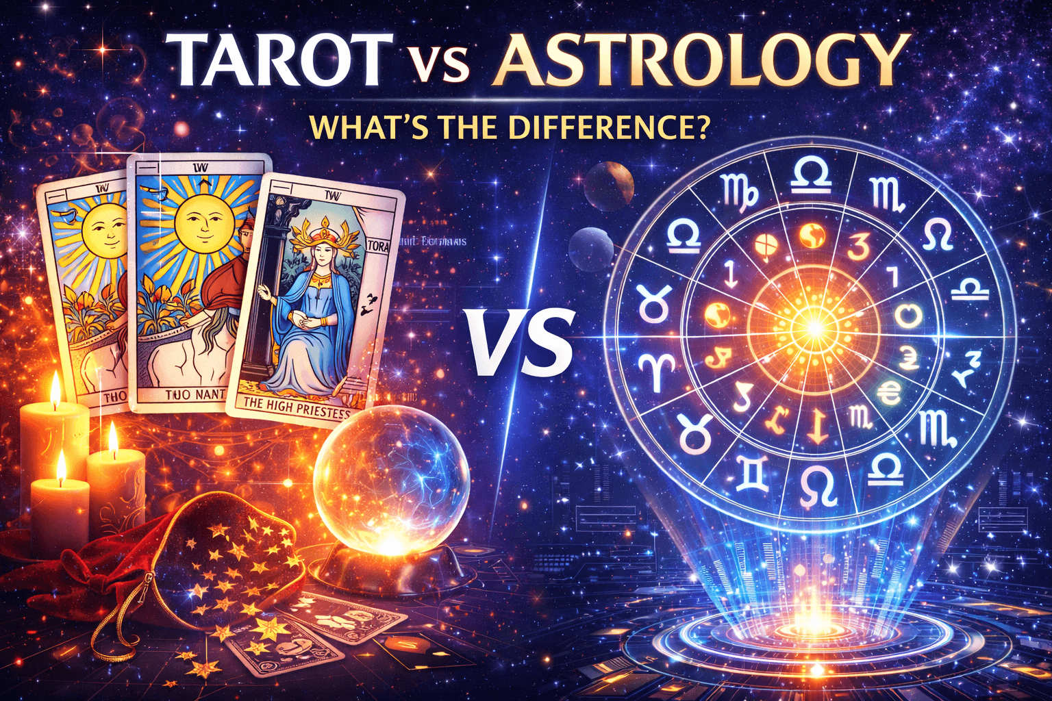 Tarot vs Astrology: What's the Difference?