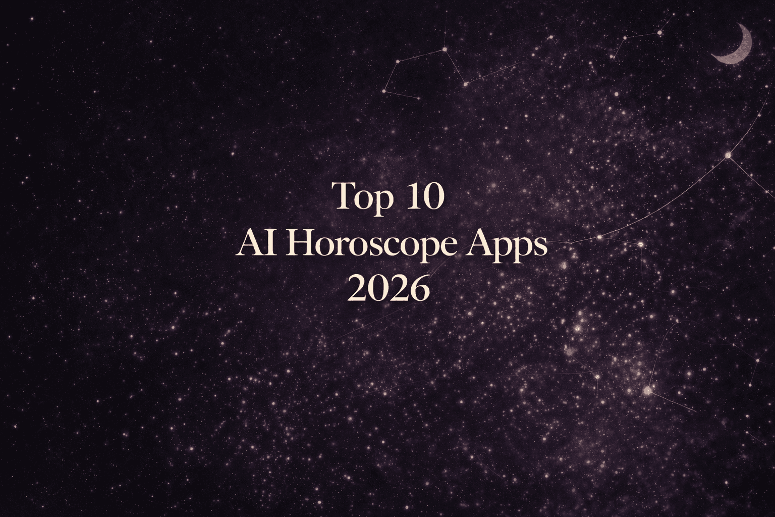 Top 10 AI Horoscope Applications in 2026